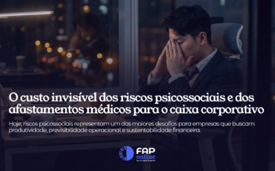 O custo invisível dos riscos psicossociais e dos afastamentos médicos para o caixa corporativo